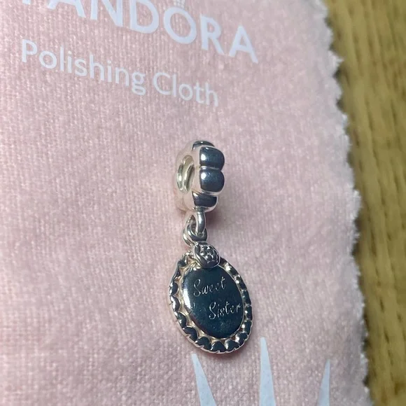 Pandora “Sweet Sister” Dangle Charm – Retired - Picture 4 of 4